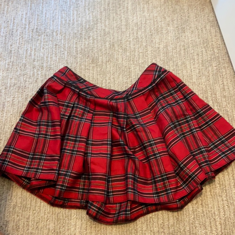 Plaid Halloween skirt